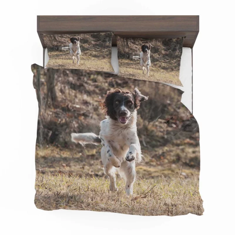 French Spaniel in Captivating Movement Bedding Set 1