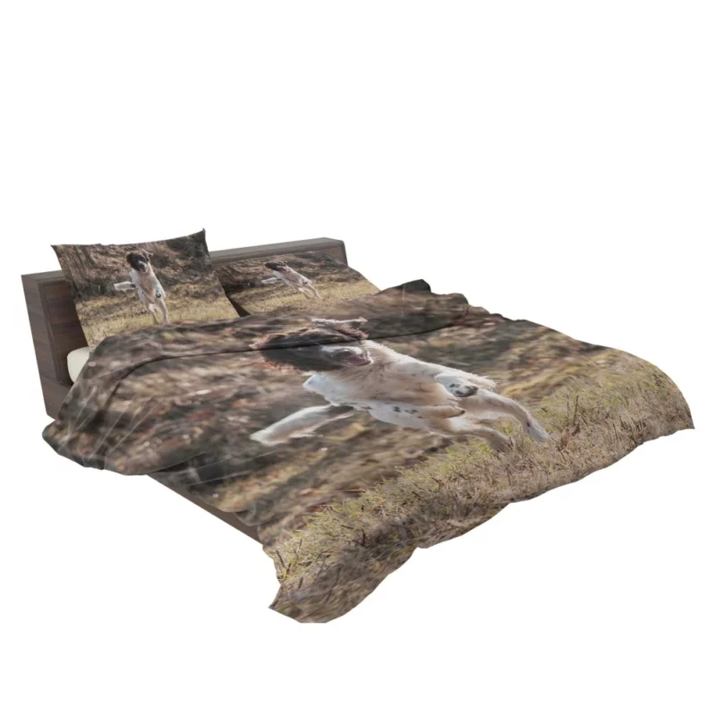 French Spaniel in Captivating Movement Bedding Set 2