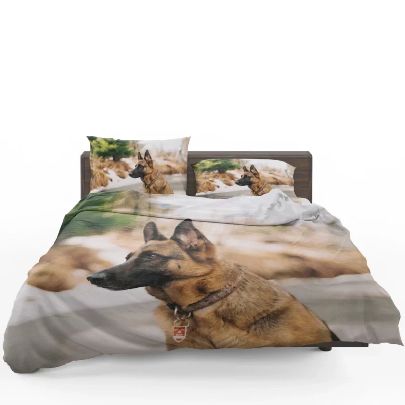 German Shepherd Autumn Stroll Bedding Set