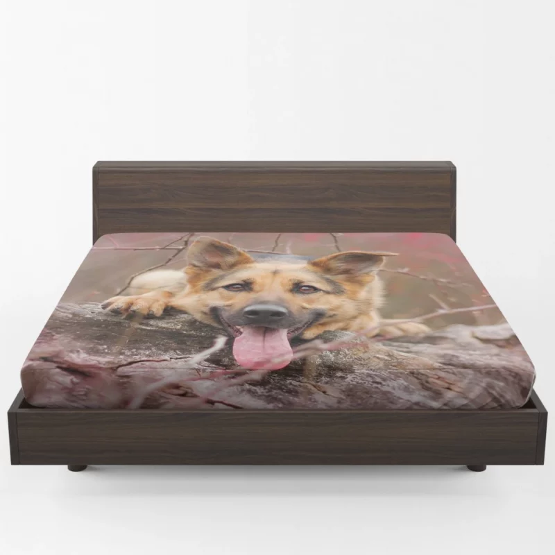 German Shepherd Beauty Fitted Sheet