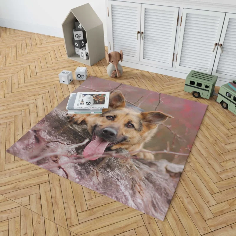 German Shepherd Beauty Rug 1