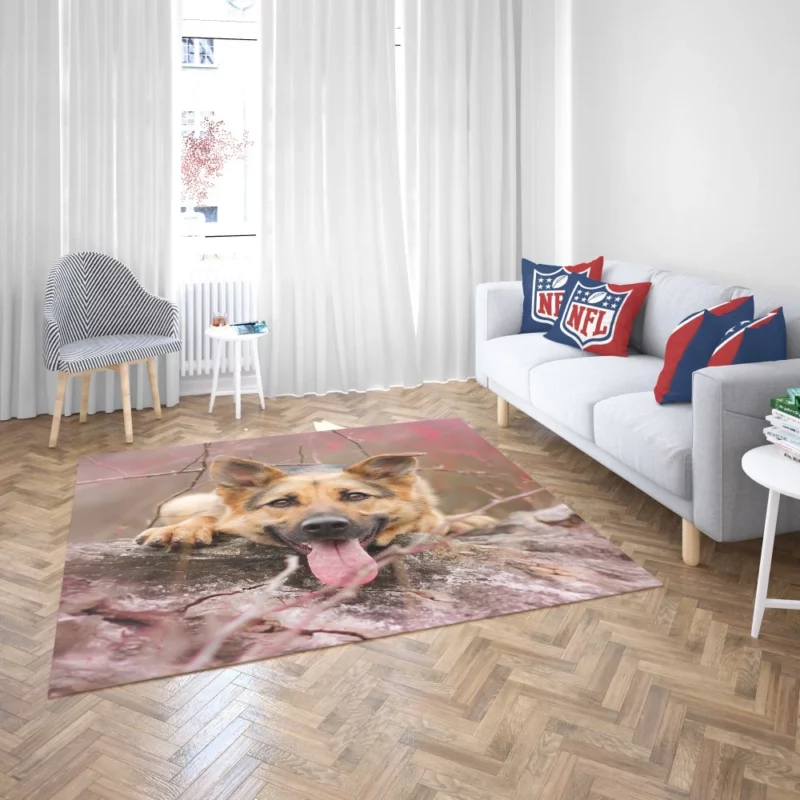 German Shepherd Beauty Rug 2