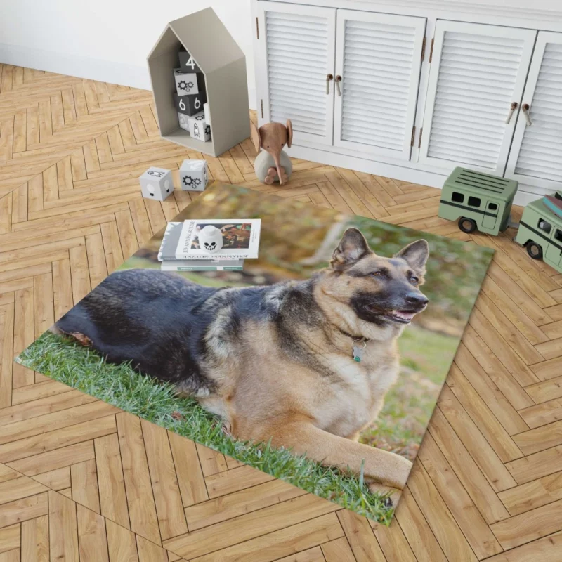 German Shepherd Canine Excellence Rug 1