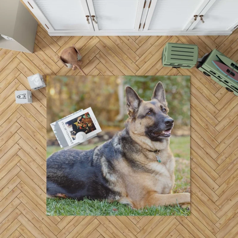 German Shepherd Canine Excellence Rug