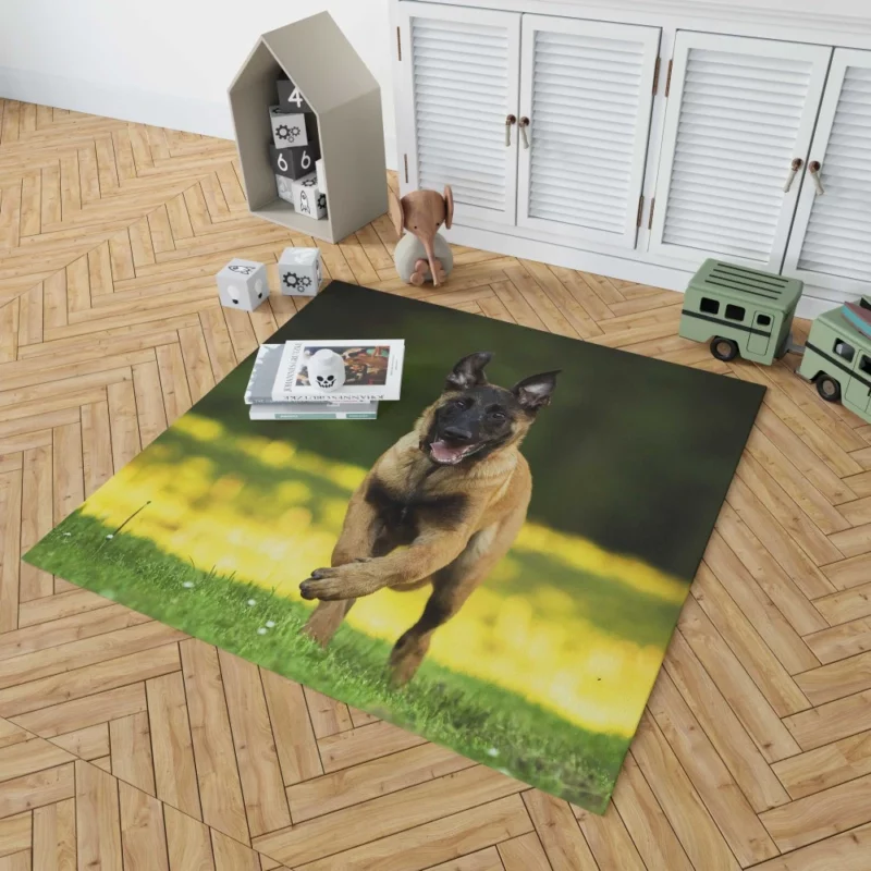 German Shepherd Depth of Field Essence Rug 1