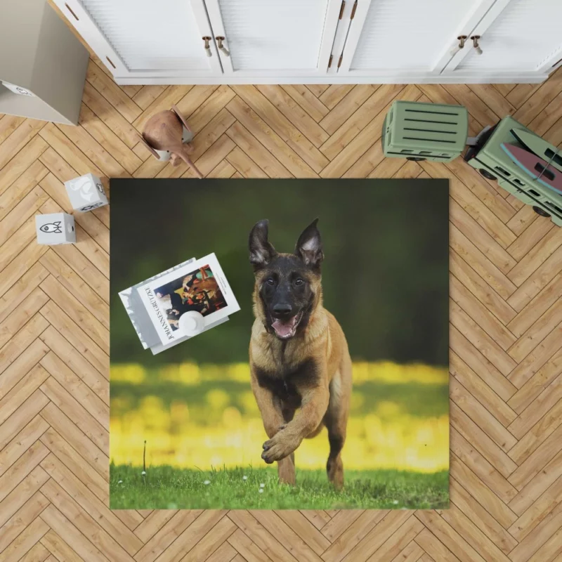 German Shepherd Depth of Field Essence Rug