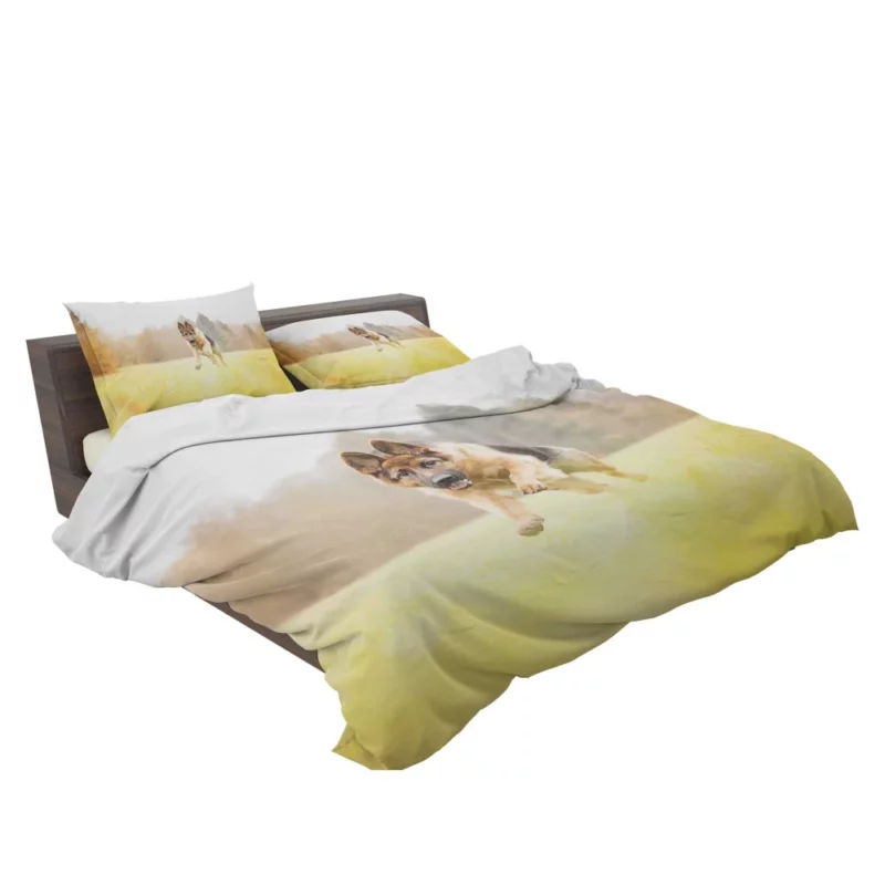 German Shepherd Depth of Field Majesty Bedding Set 2