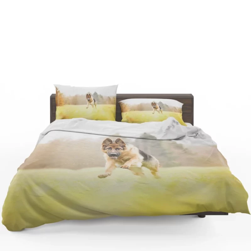 German Shepherd Depth of Field Majesty Bedding Set