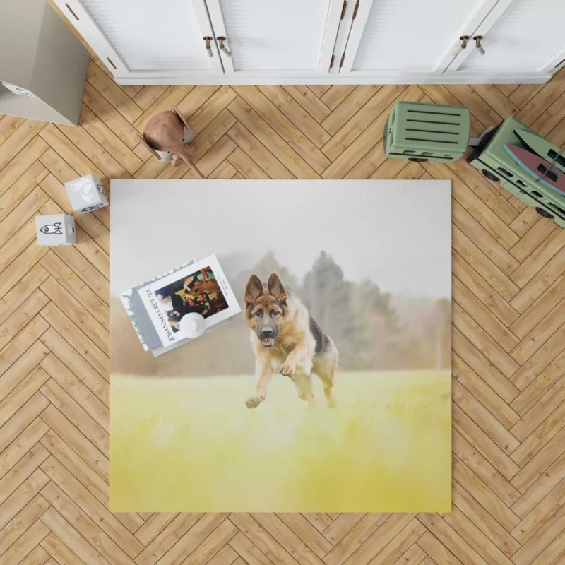 German Shepherd Depth of Field Majesty Rug