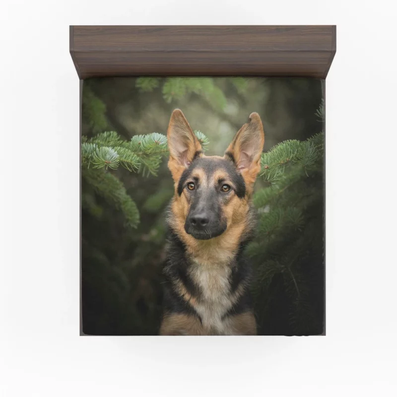 German Shepherd Enigmatic Persona Fitted Sheet 1