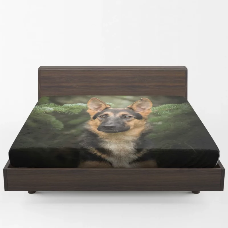 German Shepherd Enigmatic Persona Fitted Sheet