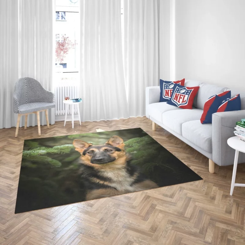 German Shepherd Enigmatic Persona Rug 2