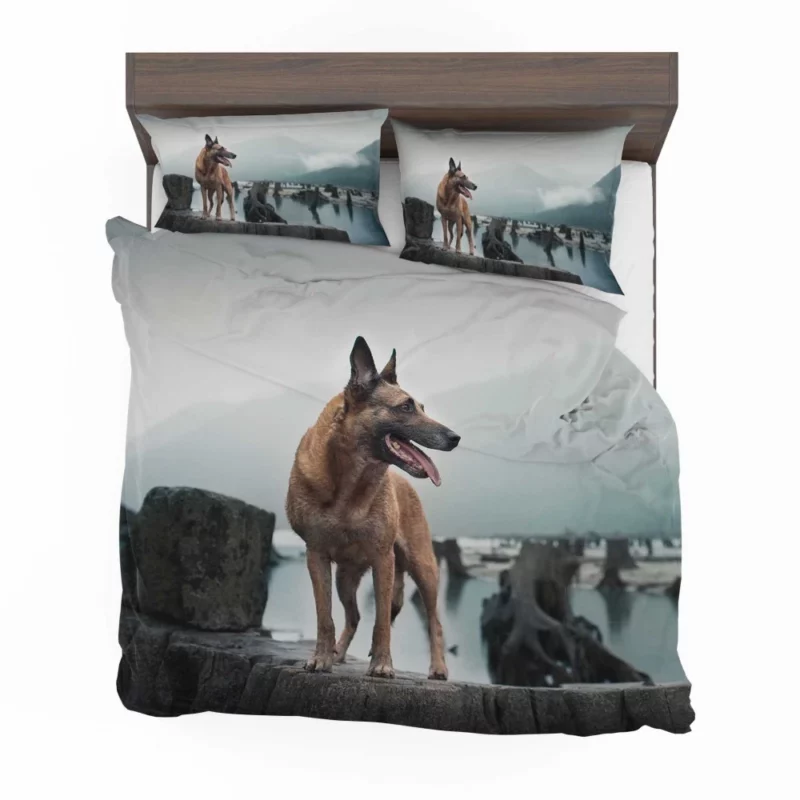 German Shepherd Majestic Stance Bedding Set 1