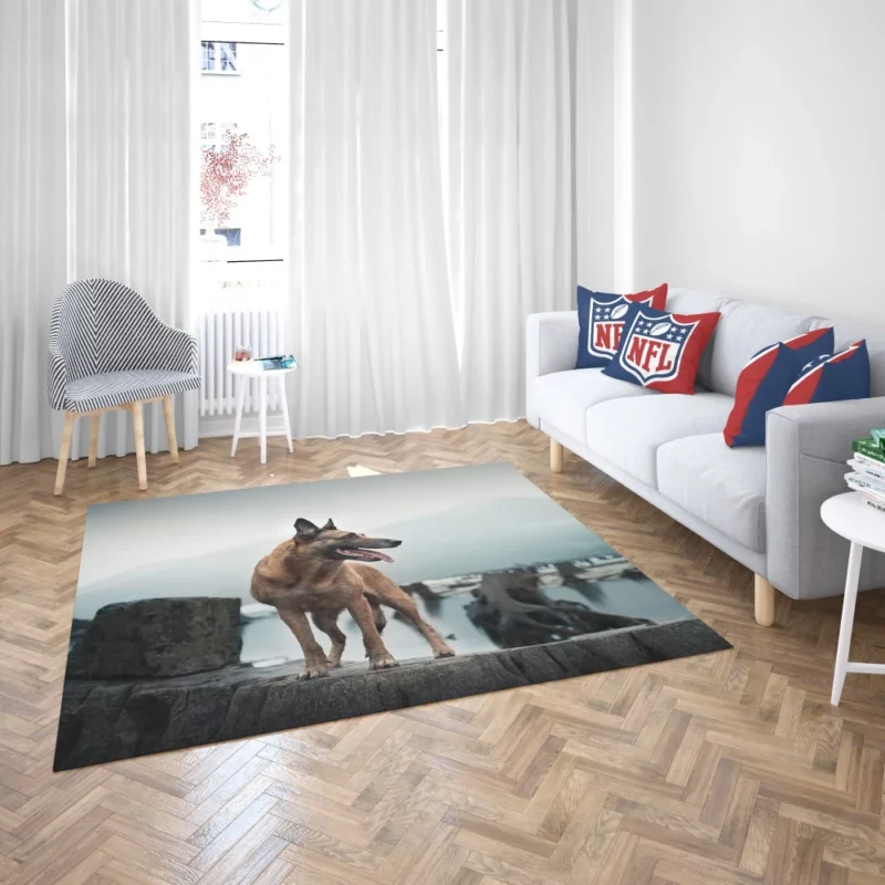 German Shepherd Majestic Stance Rug 2