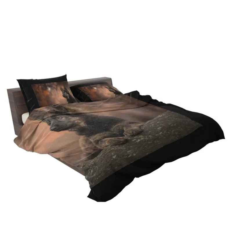 German Shepherd Puppy Captivating Charm Bedding Set 2