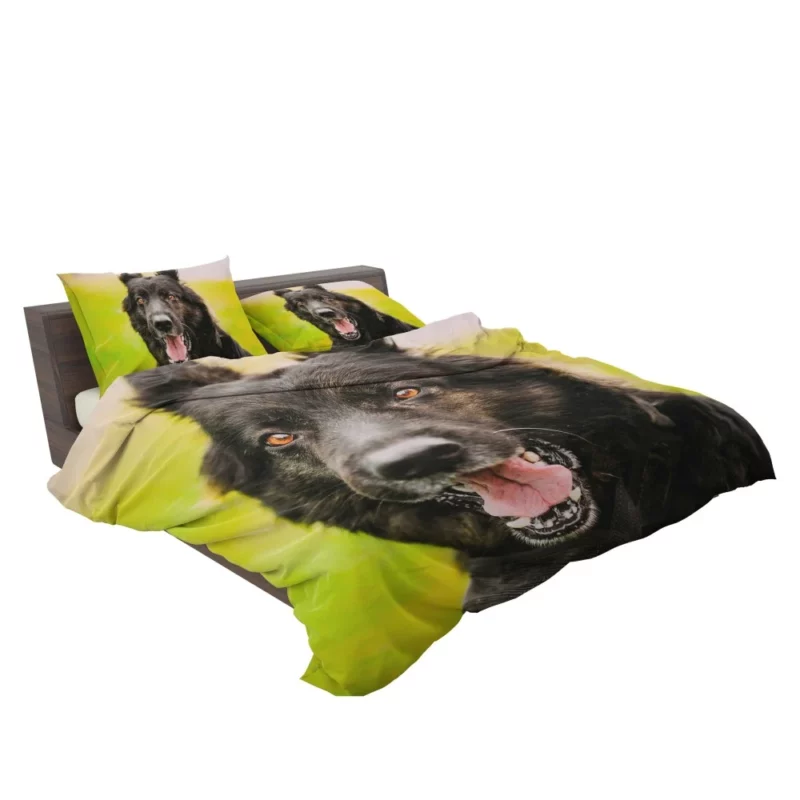 German Shepherd Thoughtful Gaze Canine Contemplation Bedding Set 2