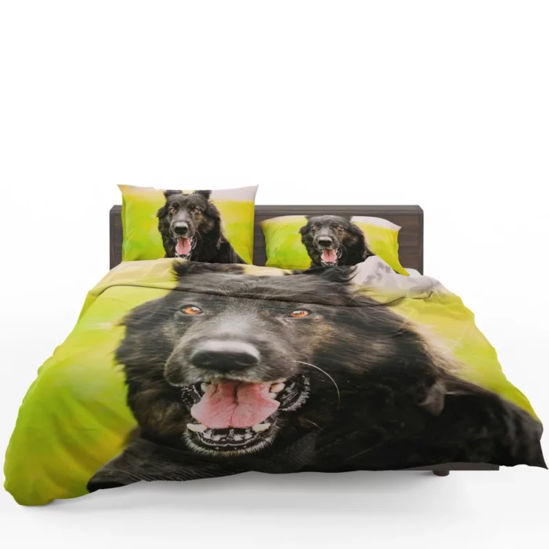 German Shepherd Thoughtful Gaze Canine Contemplation Bedding Set