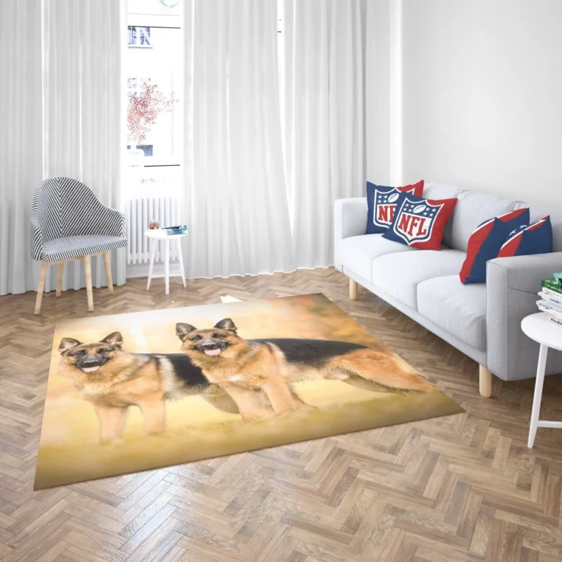 German Shepherd Vigil Rug 2