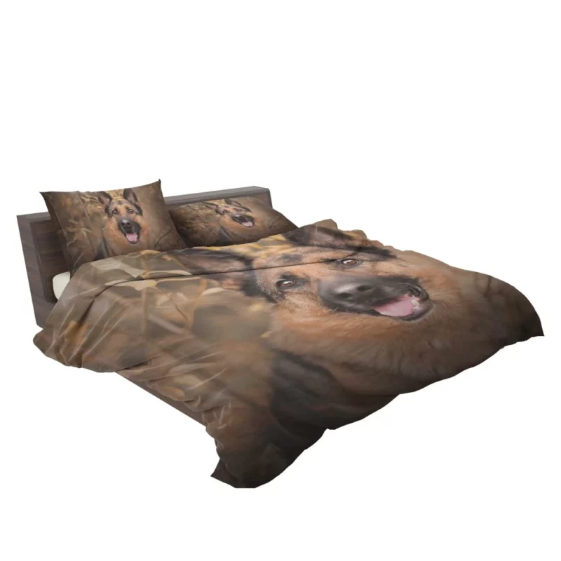 German Shepherd Woodsy Adventure Bedding Set 2