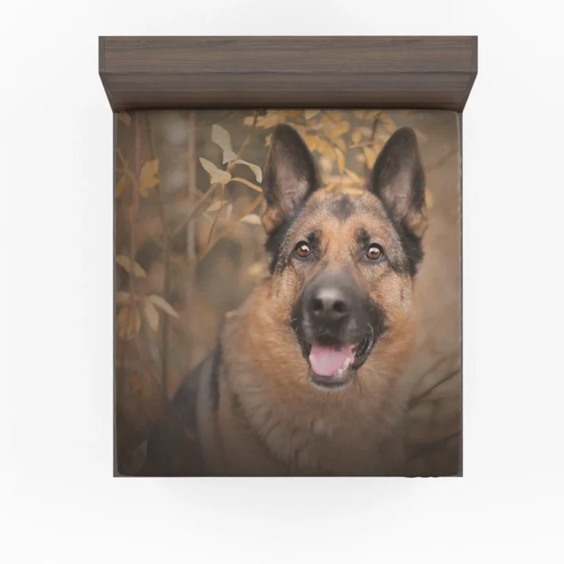 German Shepherd Woodsy Adventure Fitted Sheet 1