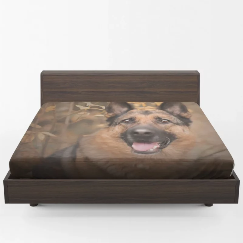 German Shepherd Woodsy Adventure Fitted Sheet