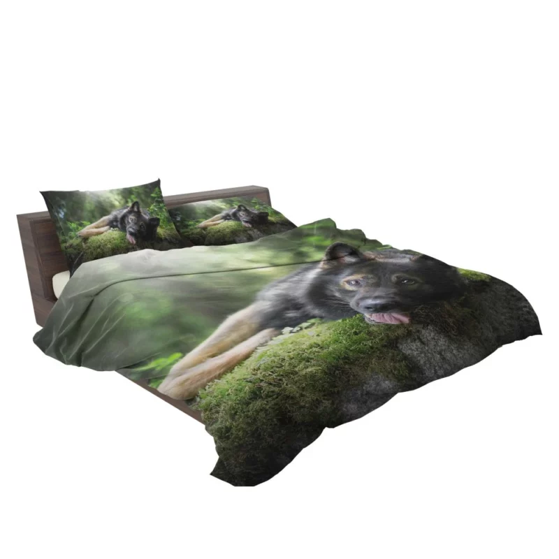 German Shepherd in Sunny Serenity Bedding Set 2