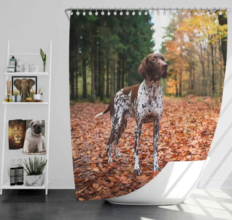 German Shorthaired Pointer Classic Elegance Shower Curtain