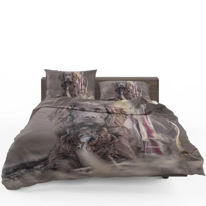 German Spaniel Curious Gaze Bedding Set