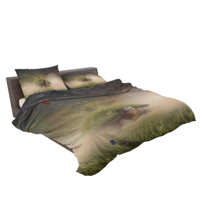 Giant Turtle in Fantasy Landscape Bedding Set 2