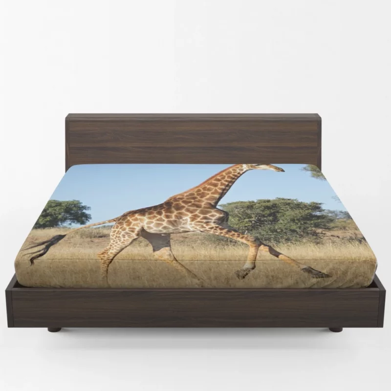 Giraffe Grace Nature Marvel Fitted Sheet