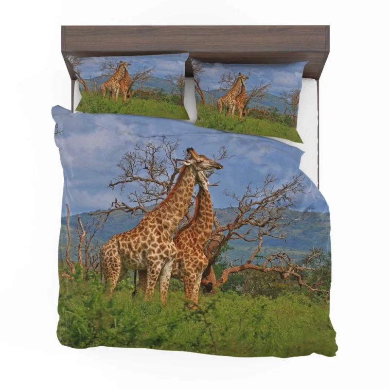 Giraffe Graceful Presence Wildlife Majesty Bedding Set 1