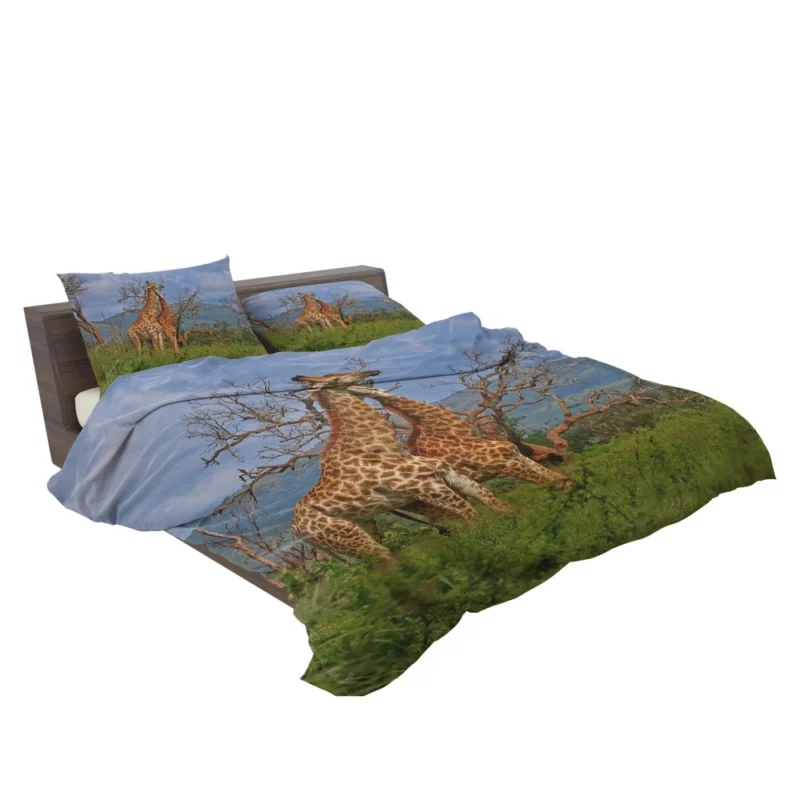 Giraffe Graceful Presence Wildlife Majesty Bedding Set 2