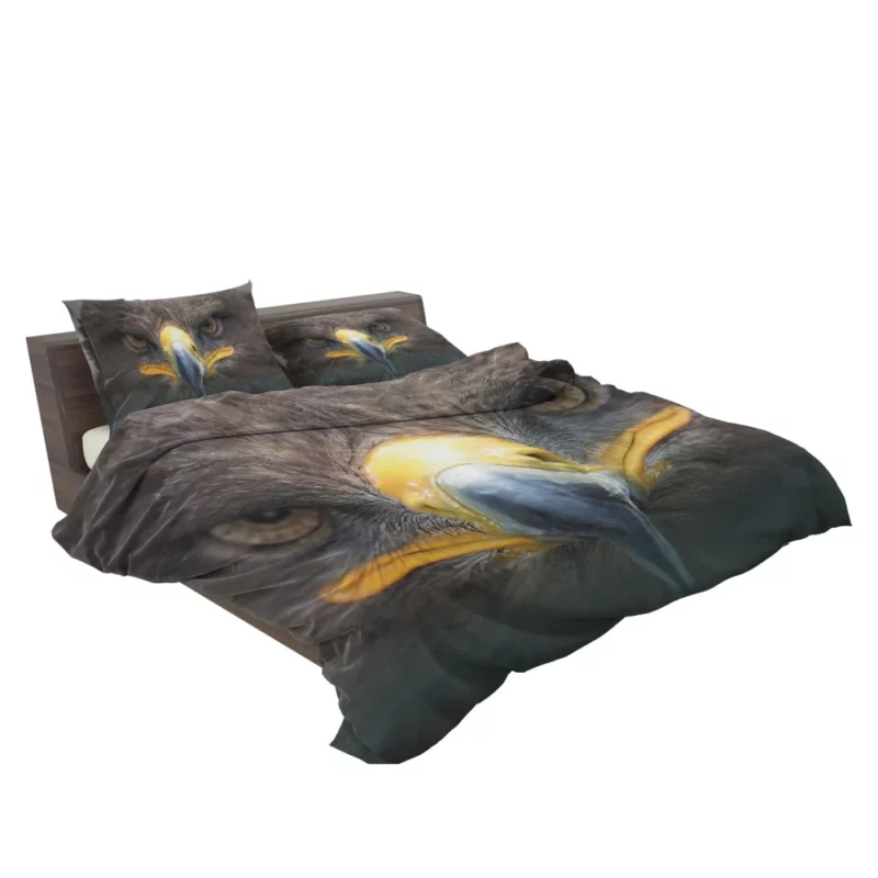 Golden Eagle Close-Up Majesty Raptor Stare Bedding Set 2