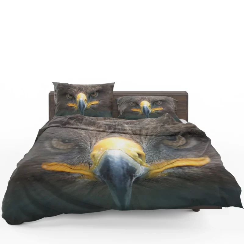 Golden Eagle Close-Up Majesty Raptor Stare Bedding Set