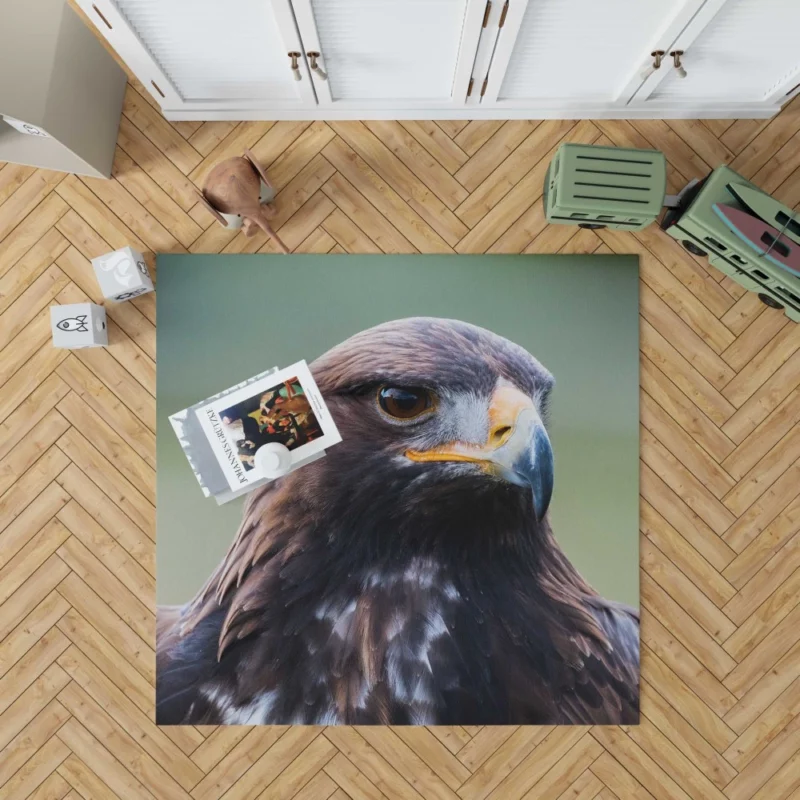 Golden Eagle Wilderness Soar Majestic Bird Rug