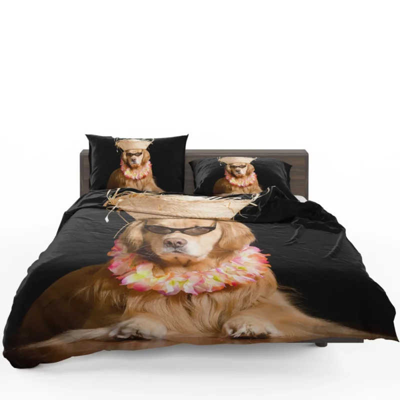 Golden Retriever Fun-Filled Day Sunny Moments Bedding Set