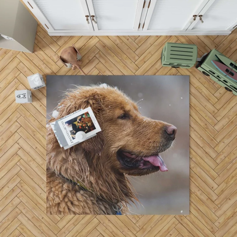 Golden Retriever Heartwarming Loyalty Beloved Companion Rug