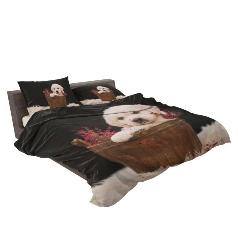 Golden Retriever Puppy Love Bedding Set 2