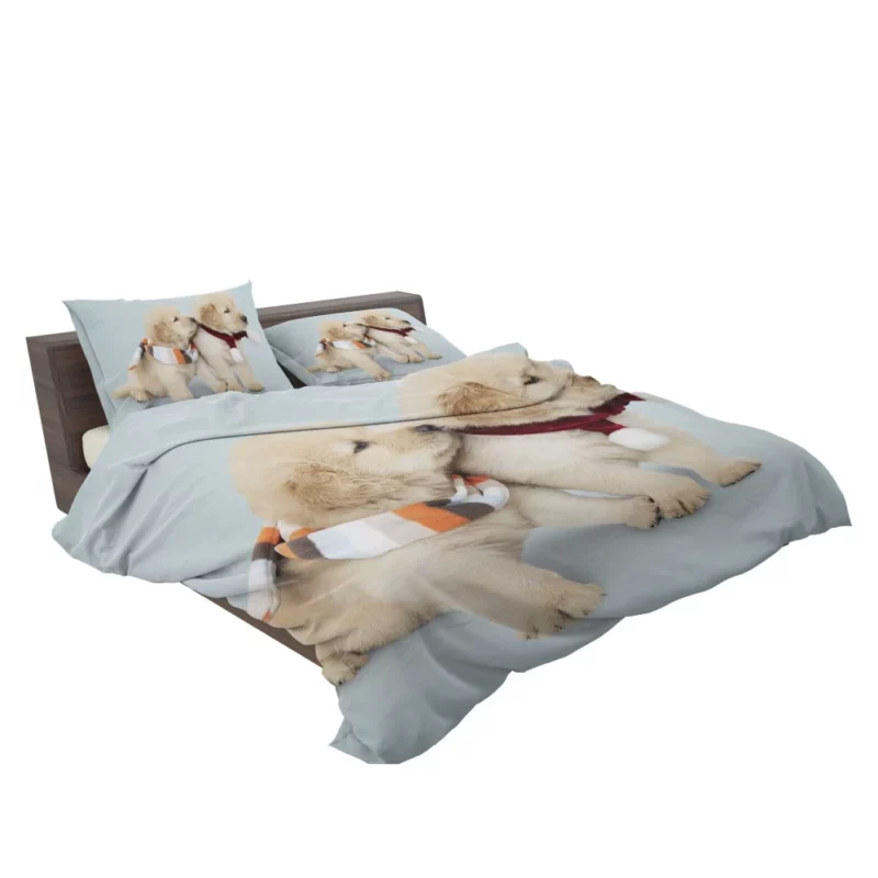 Golden Retriever Puppy Wholesome Joy Bedding Set 2