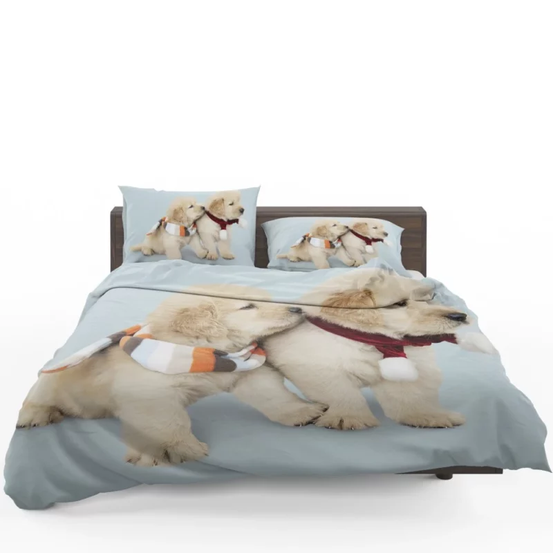 Golden Retriever Puppy Wholesome Joy Bedding Set