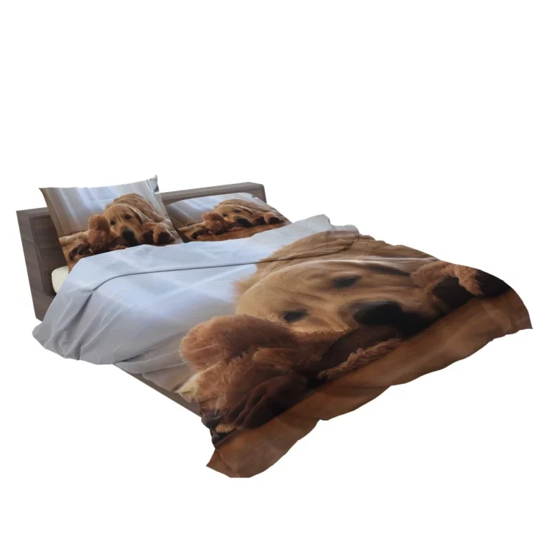 Golden Retriever Relaxed Pose Canine Serenity Bedding Set 2