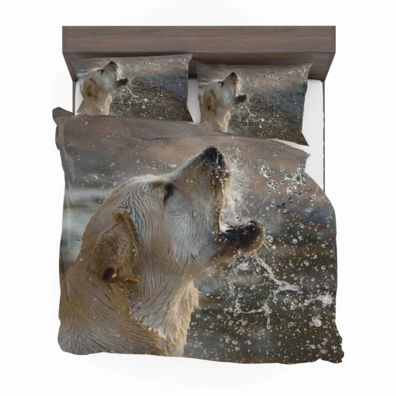 Golden Retriever Splashing Fun Water Delights Bedding Set 1