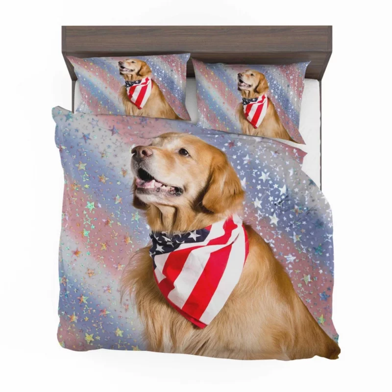 Golden Retriever Starry Essence Bedding Set 1