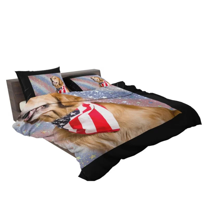 Golden Retriever Starry Essence Bedding Set 2