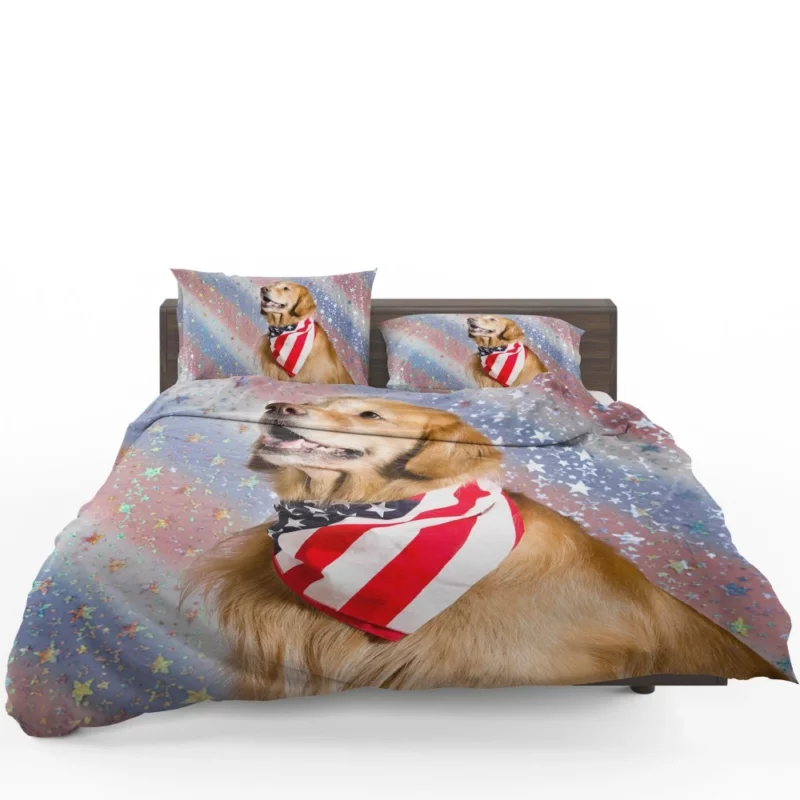 Golden Retriever Starry Essence Bedding Set