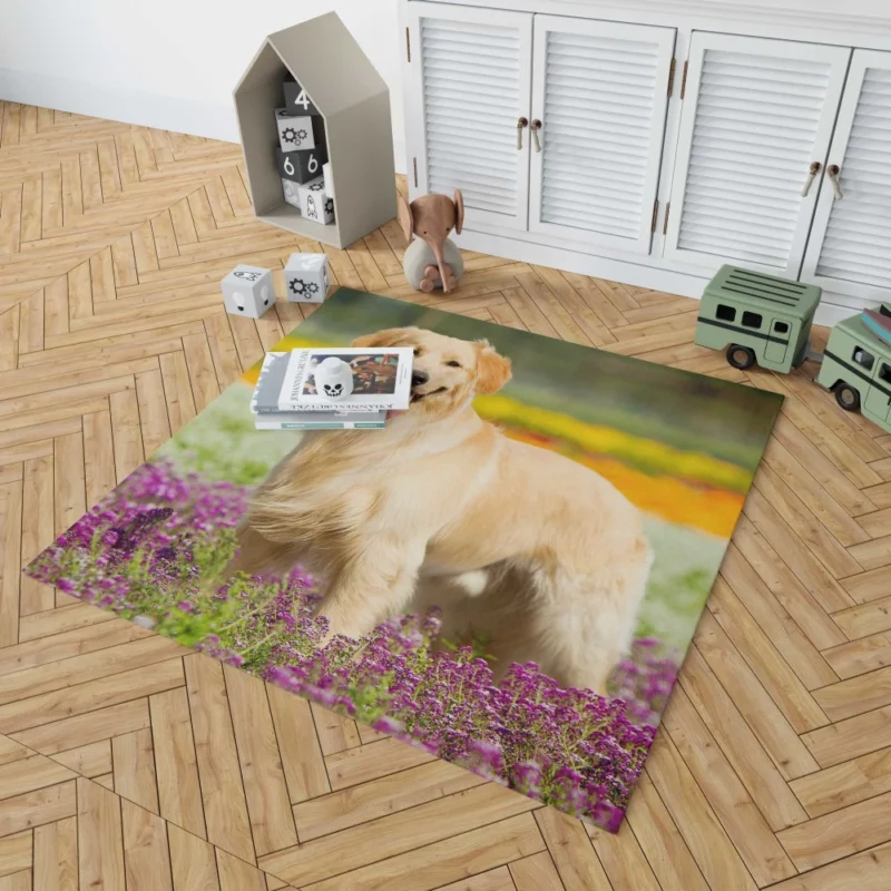 Golden Retriever Wholesome Depth Rug 1