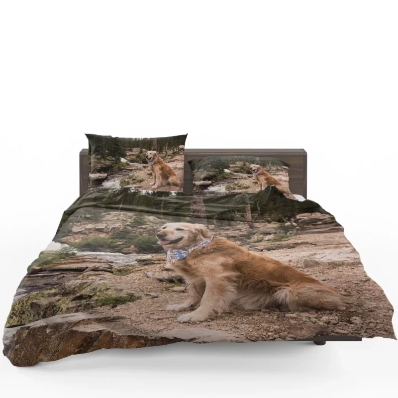 Golden Retriever by Stream Bedding Set