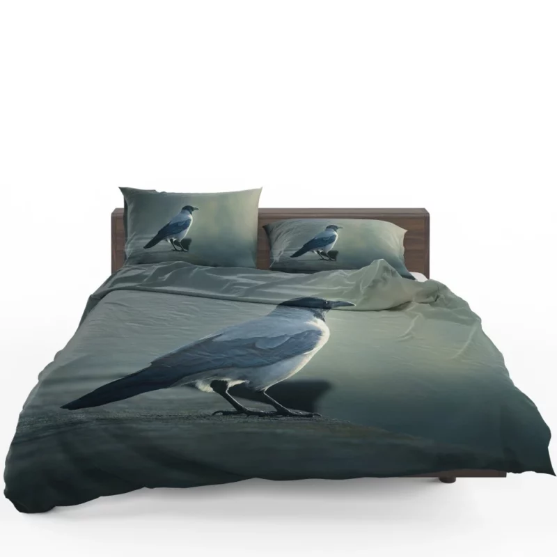 Graceful Bird in Natural Habitat Bedding Set