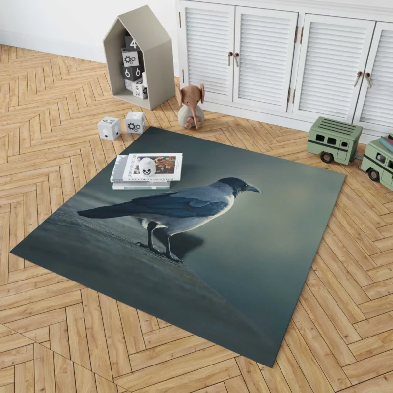 Graceful Bird in Natural Habitat Rug 1