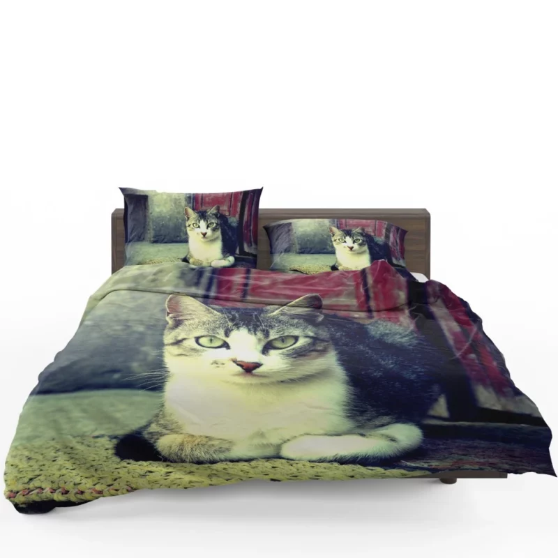 Graceful Cat Feline Majesty Bedding Set